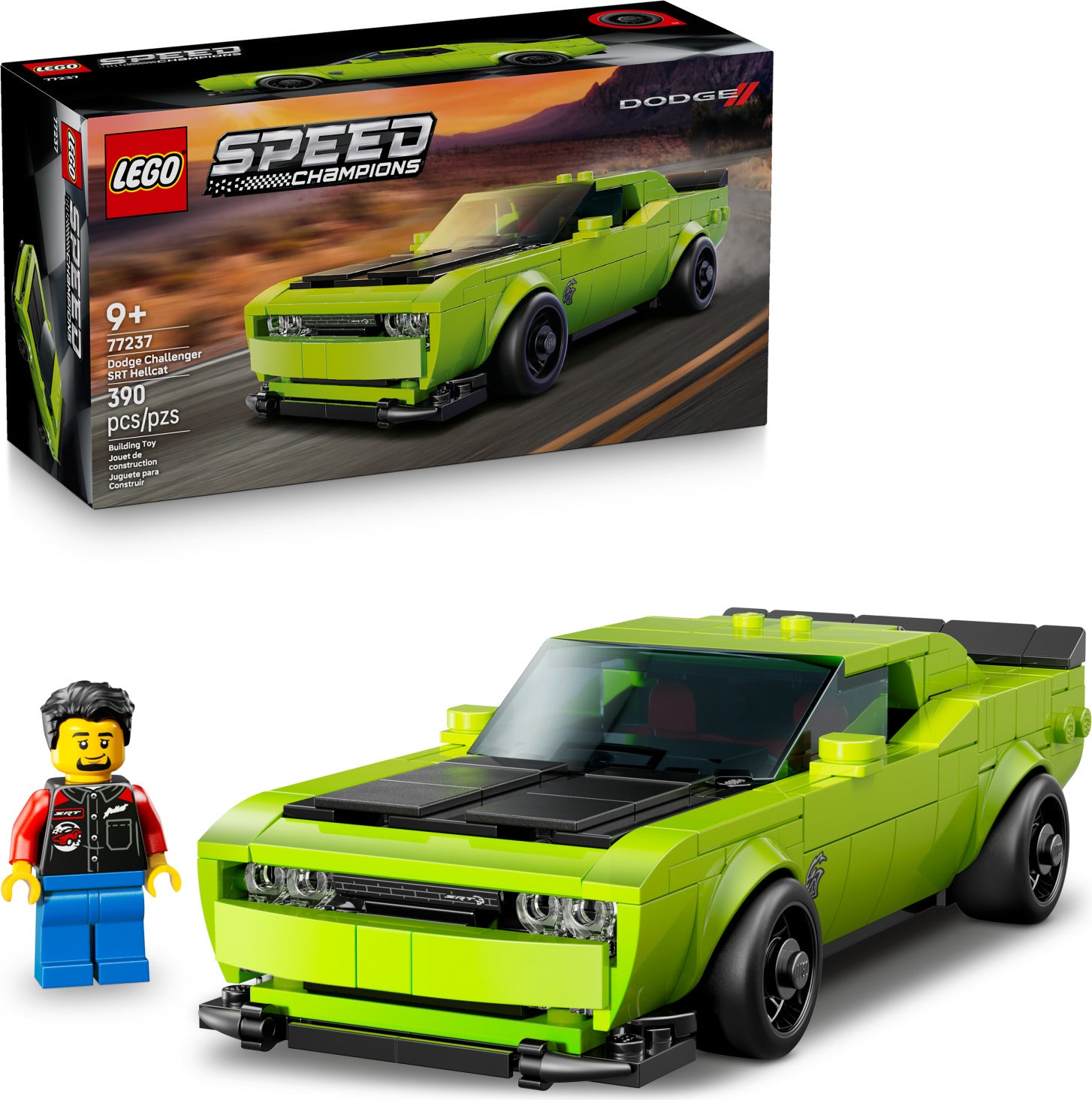 LEGO Speed Champions: Dodge Challenger SRT Hellcat Sports Car