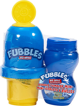 Little Kids Fubbles No-Spill Bubble Tumbler Minis Party Pack 2 Fl.  Oz.