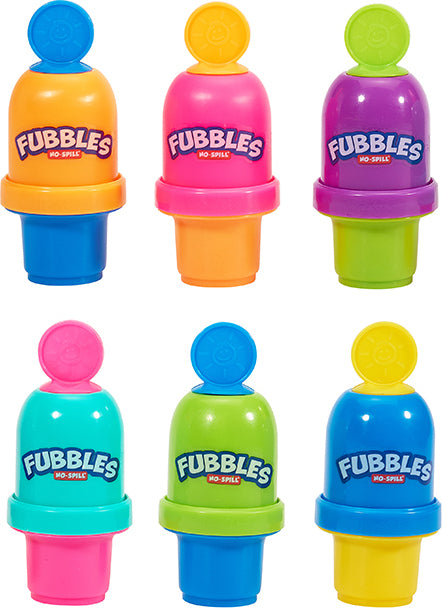 Little Kids Fubbles No-Spill Bubble Tumbler Minis Party Pack 2 Fl.  Oz.