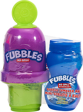 Little Kids Fubbles No-Spill Bubble Tumbler Minis Party Pack 2 Fl.  Oz.