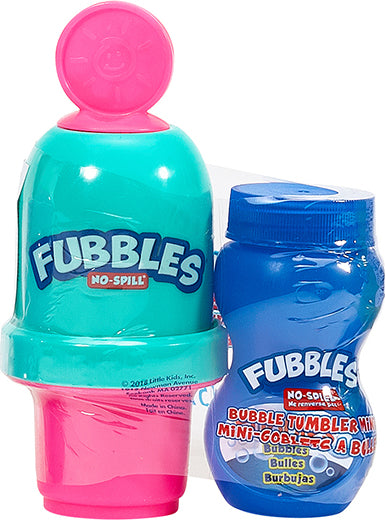 Little Kids Fubbles No-Spill Bubble Tumbler Minis Party Pack 2 Fl.  Oz.