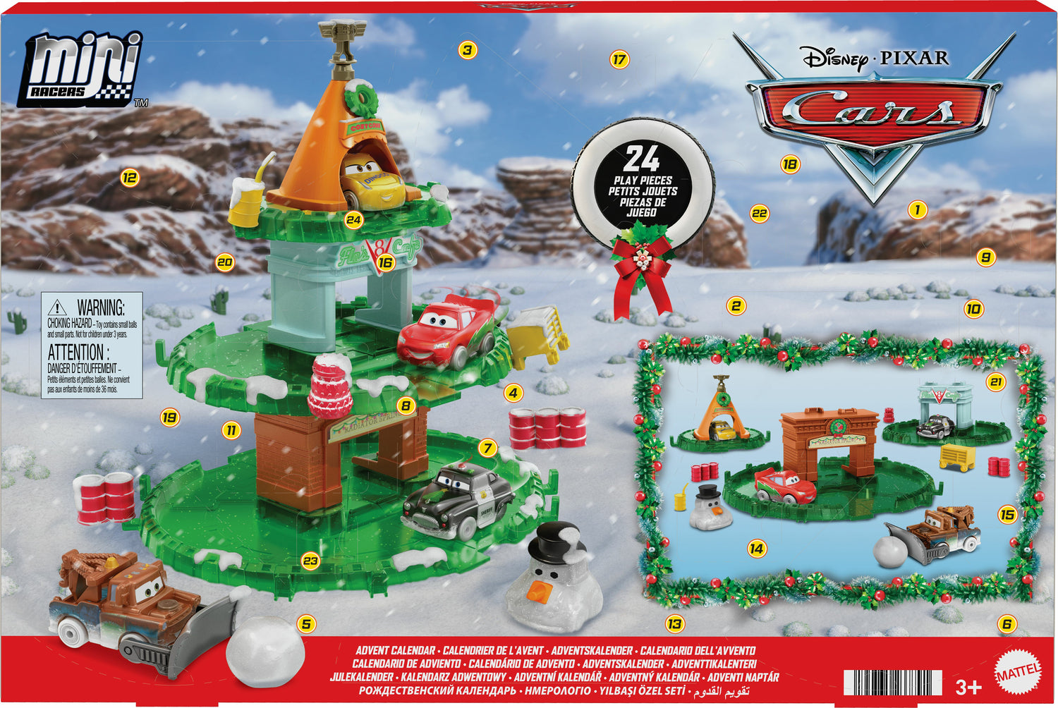 Disney and Pixar Cars Minis Advent Calendar