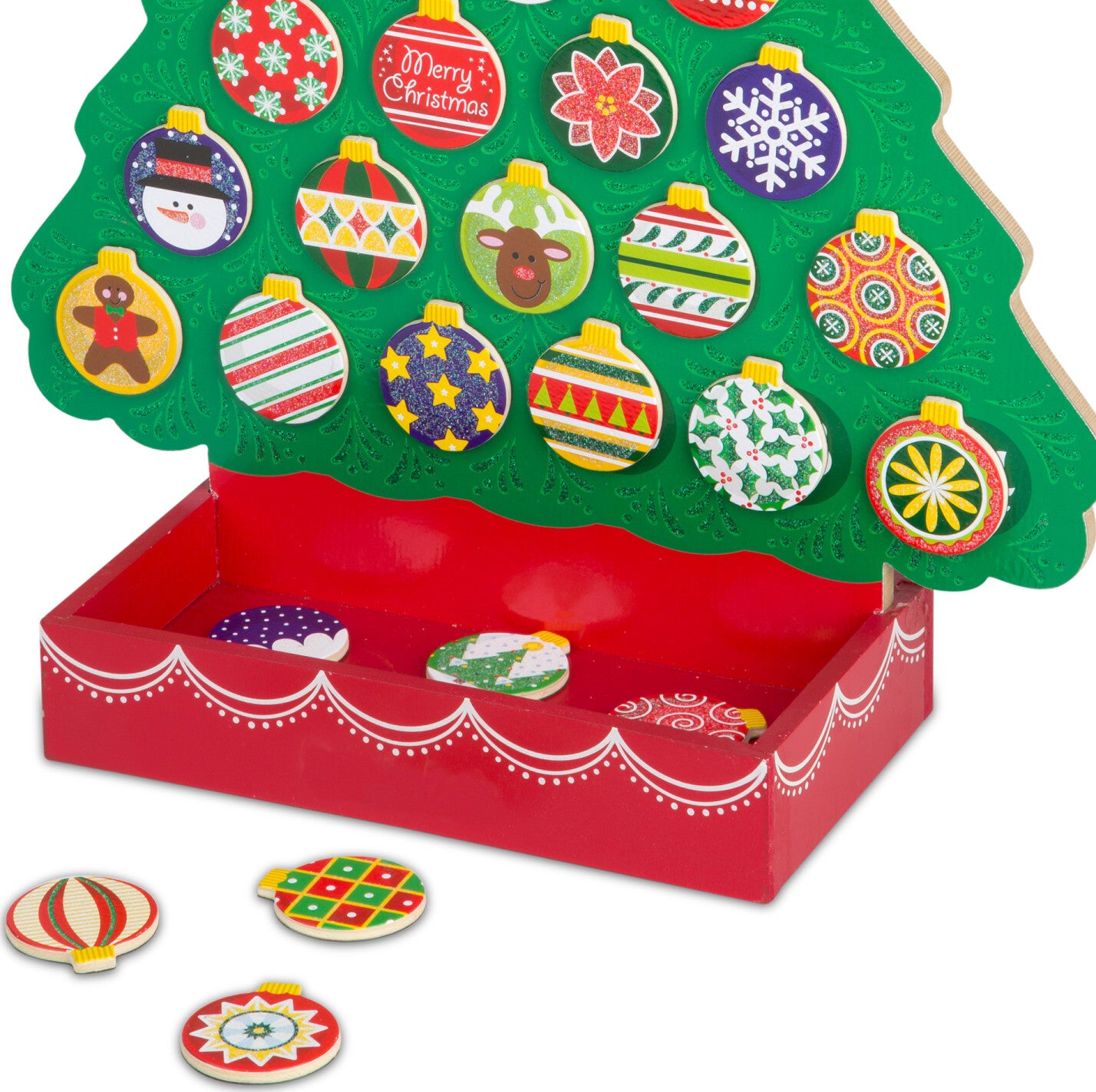 Countdown to Christmas Wooden Advent Calendar