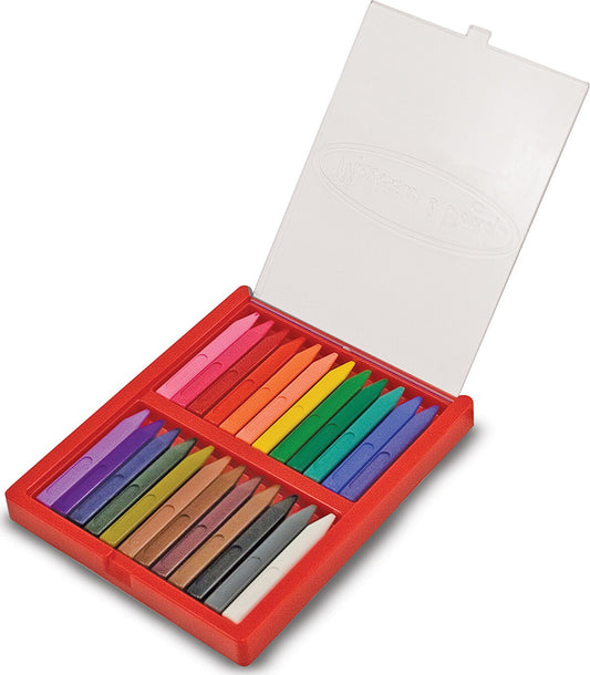 24 Triangular Crayons