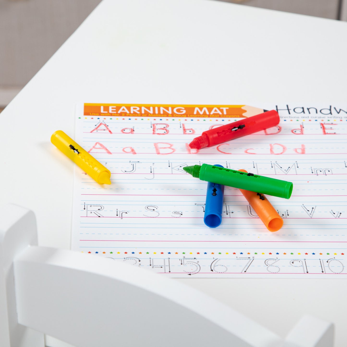 Learning Activity Mat Crayons