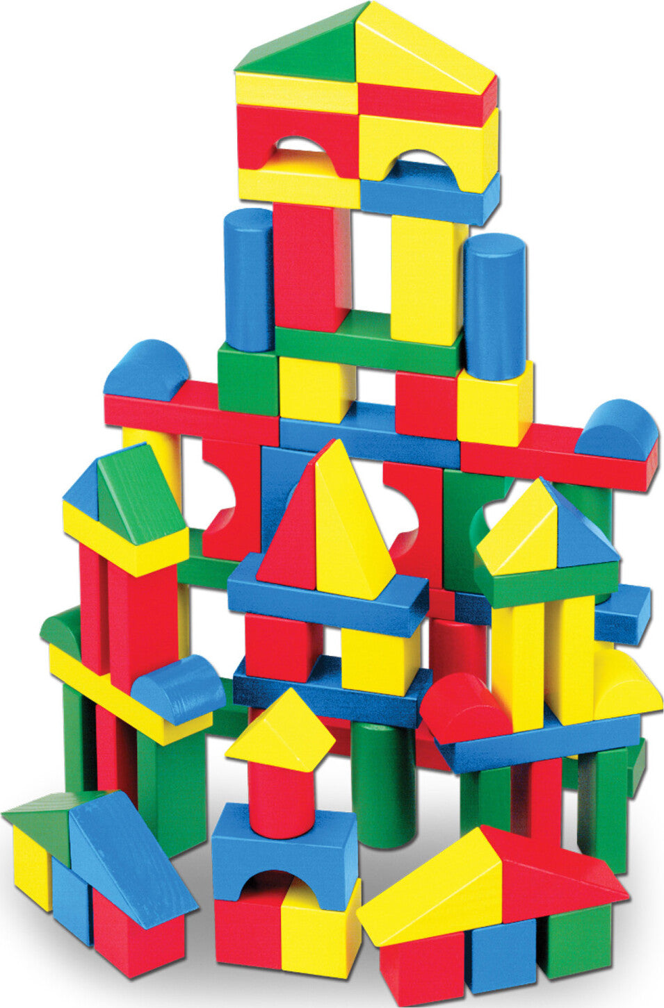 100 Piece Wood Blocks Set