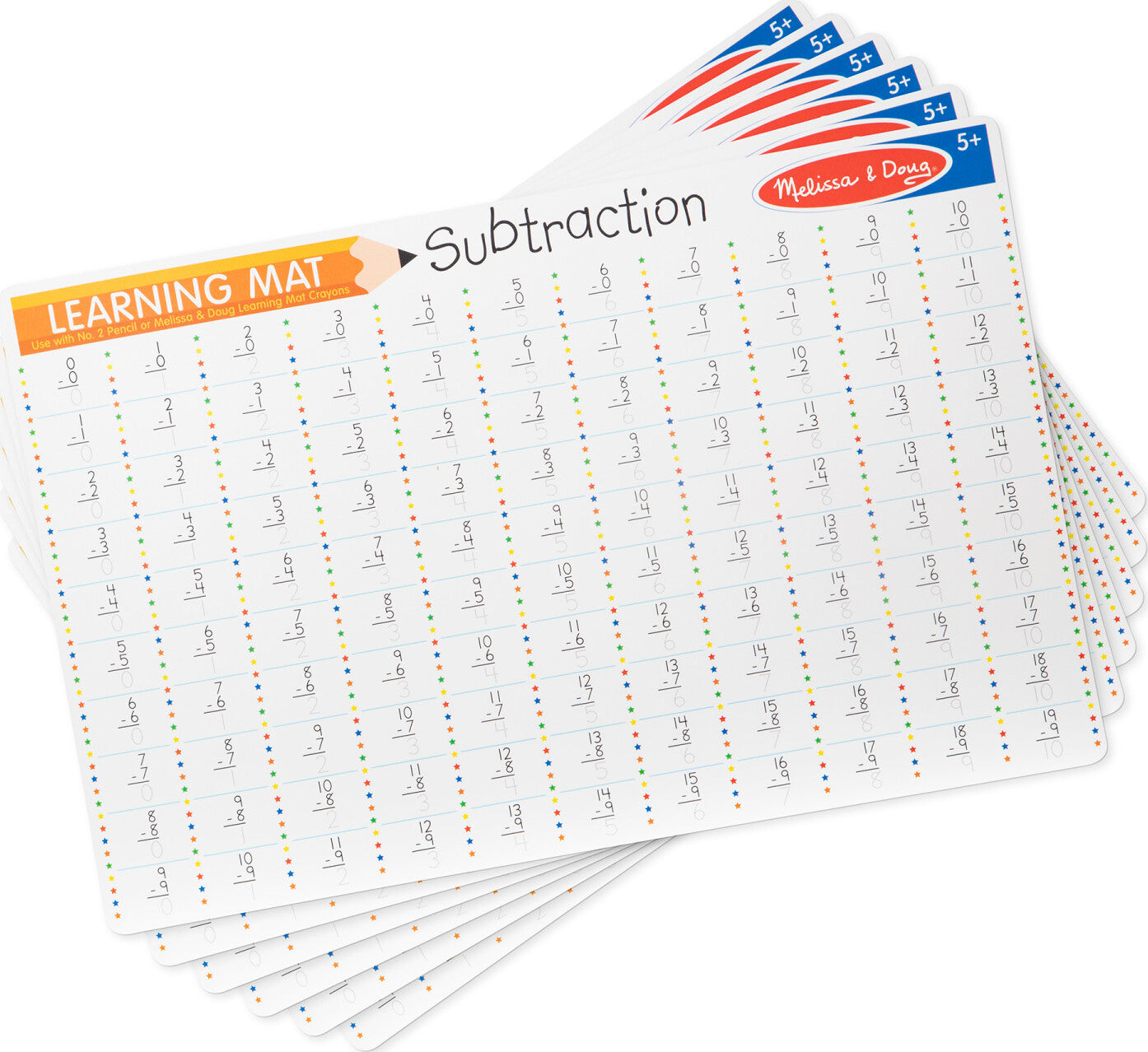 Subtraction Activity Mat