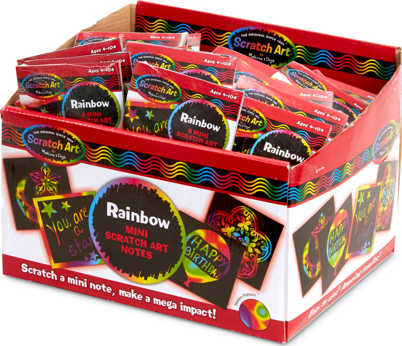 Box of Rainbow Mini Notes