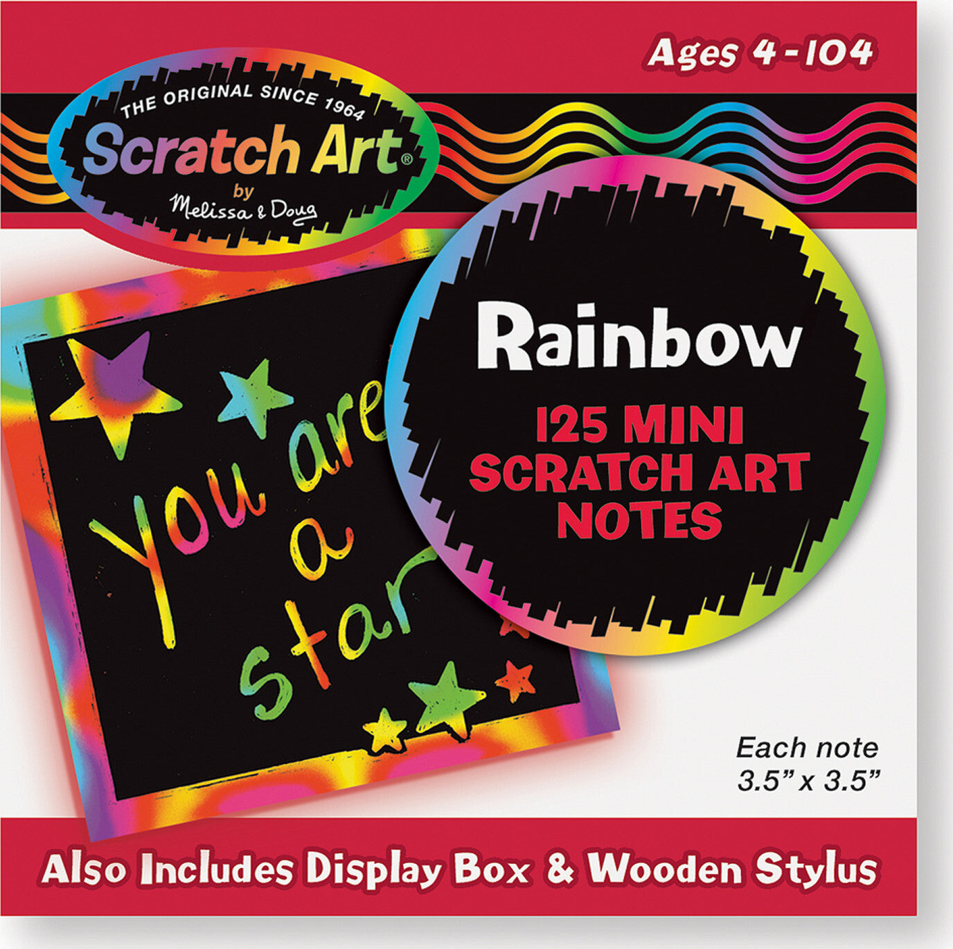 Box of Rainbow Mini Notes