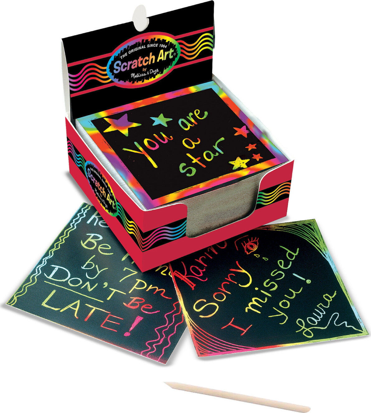 Box of Rainbow Mini Notes