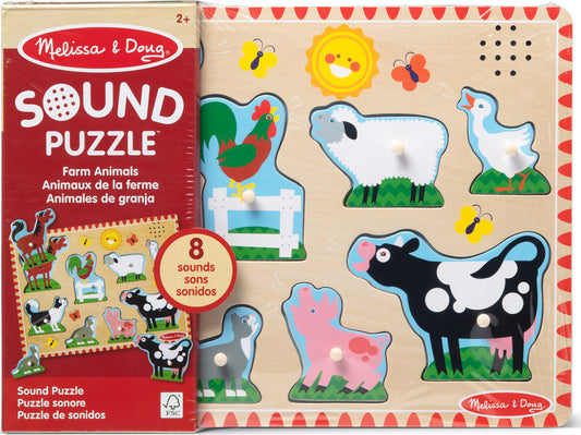 Farm Animals Sound Puzzle