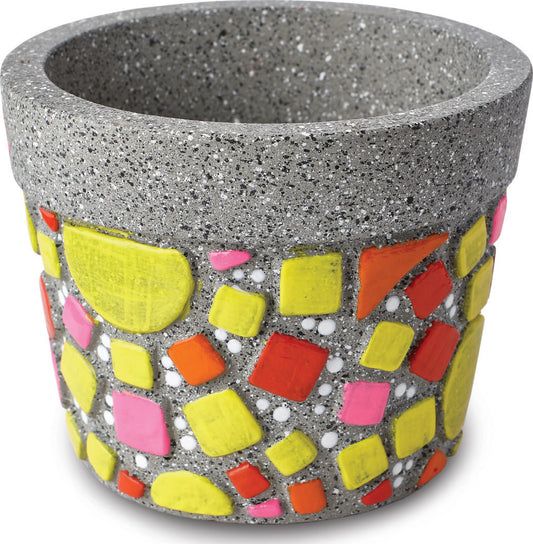 Paint Your Own Stone: Mosaic Flower Pot