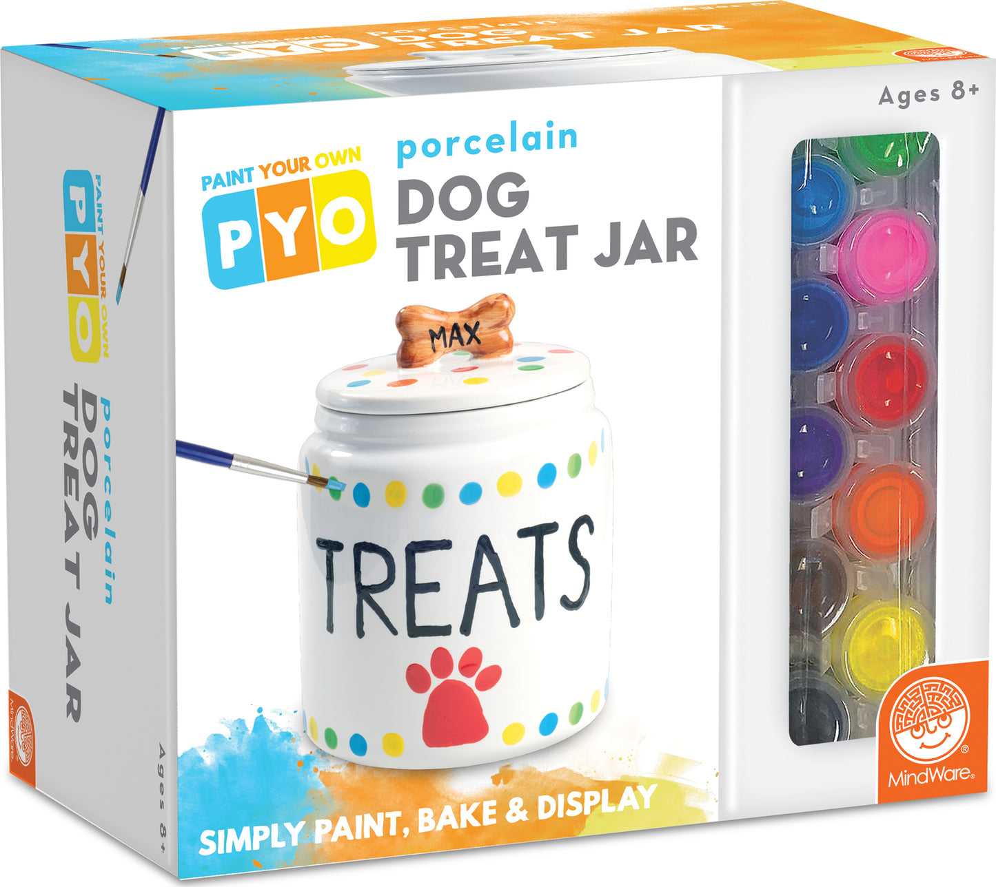 PYO PORCELAIN DOG TREAT JAR