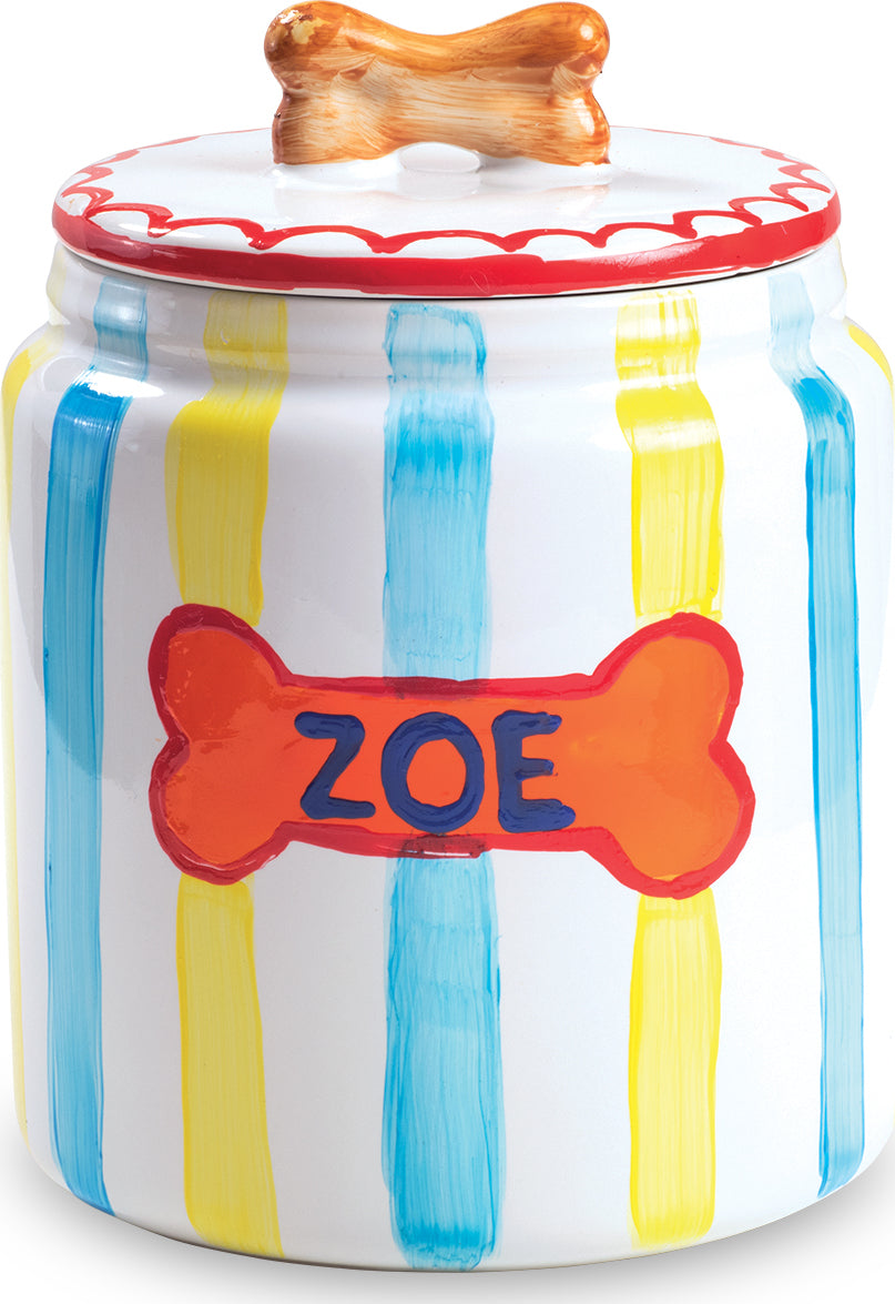 PYO PORCELAIN DOG TREAT JAR