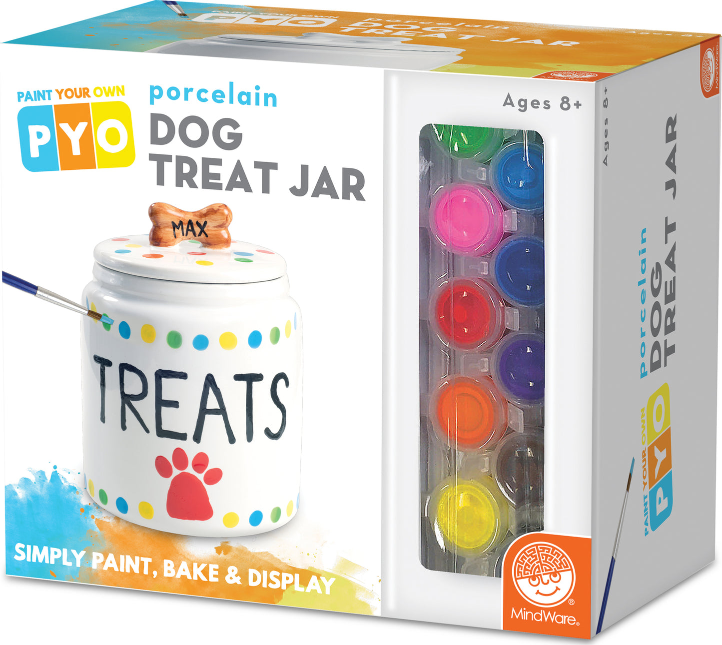 PYO PORCELAIN DOG TREAT JAR