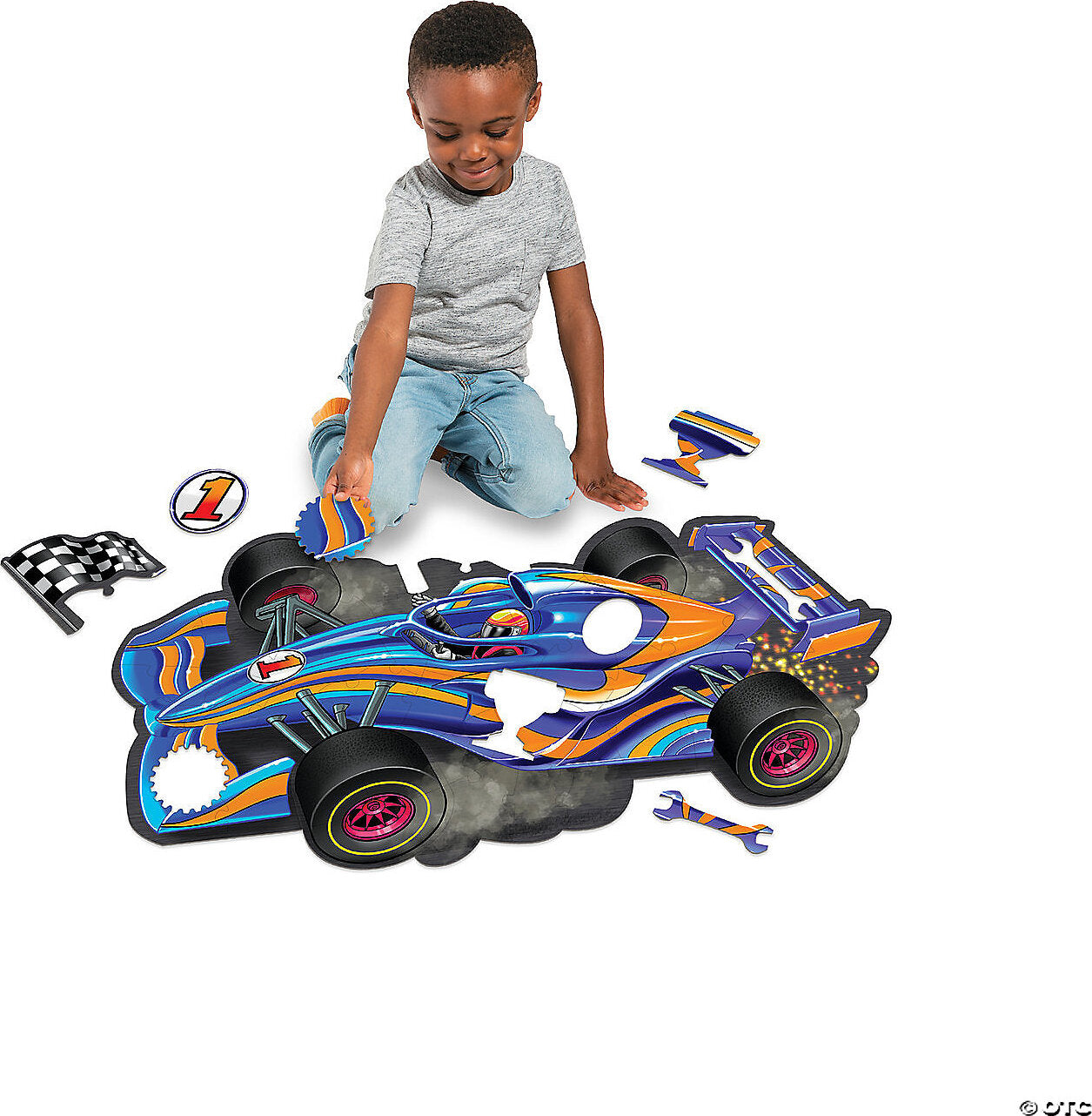 Racecar Floor Puzzle