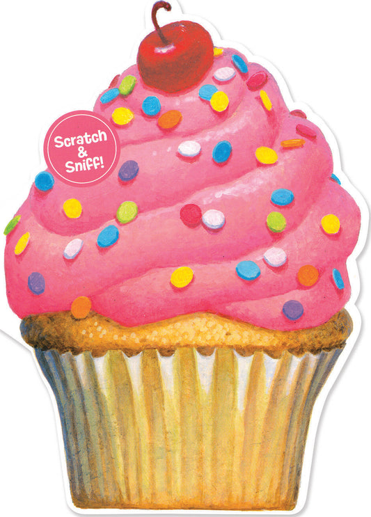 Cherry Cupcake Scratch & Sniff Card