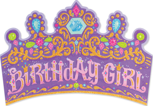 Crown Glitter Card
