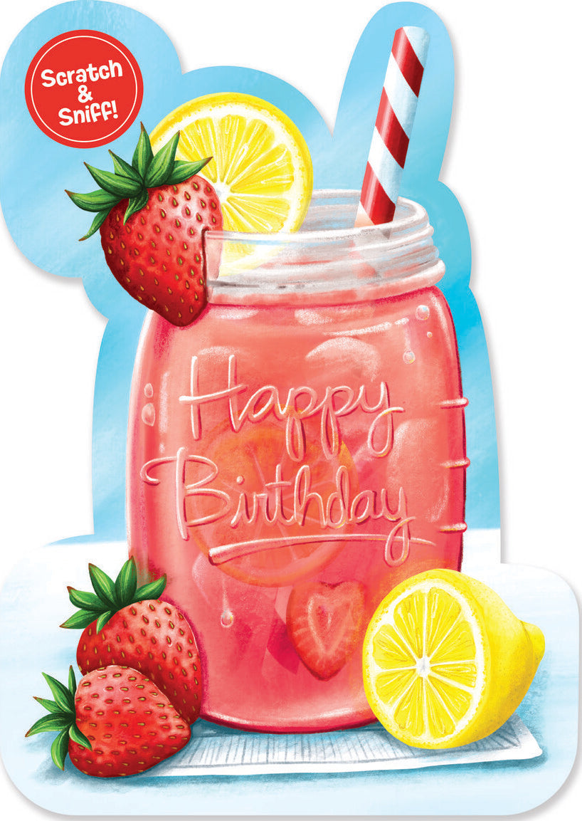 Strawberry Lemonade Scratch And Sniff Card