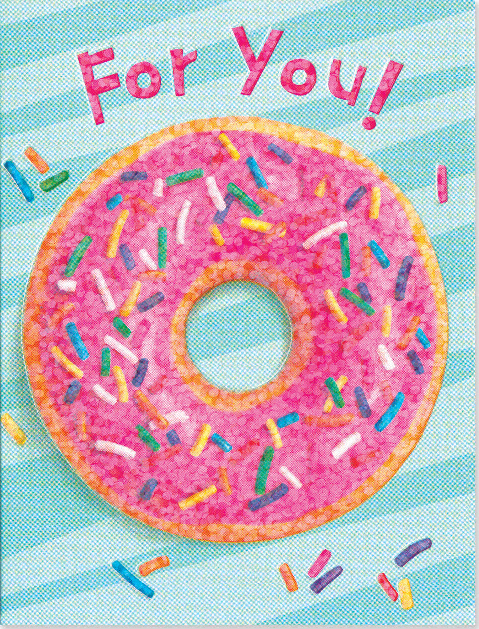 Donut Foil Gift Enclosure Card