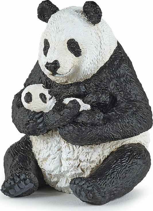 Sitting Panda And Baby