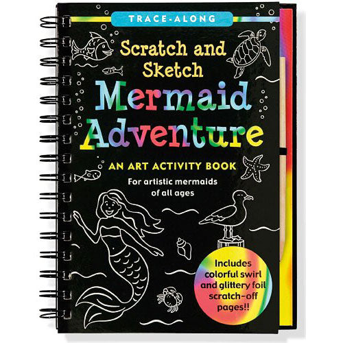 Mermaid Adventure Scratch and Sketch: An Art Activity Book for Artistic Mermaids of All Ages (Art, Activity Kit)