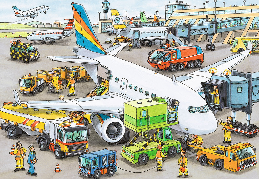 35 Pc Busy Airport Puzzle