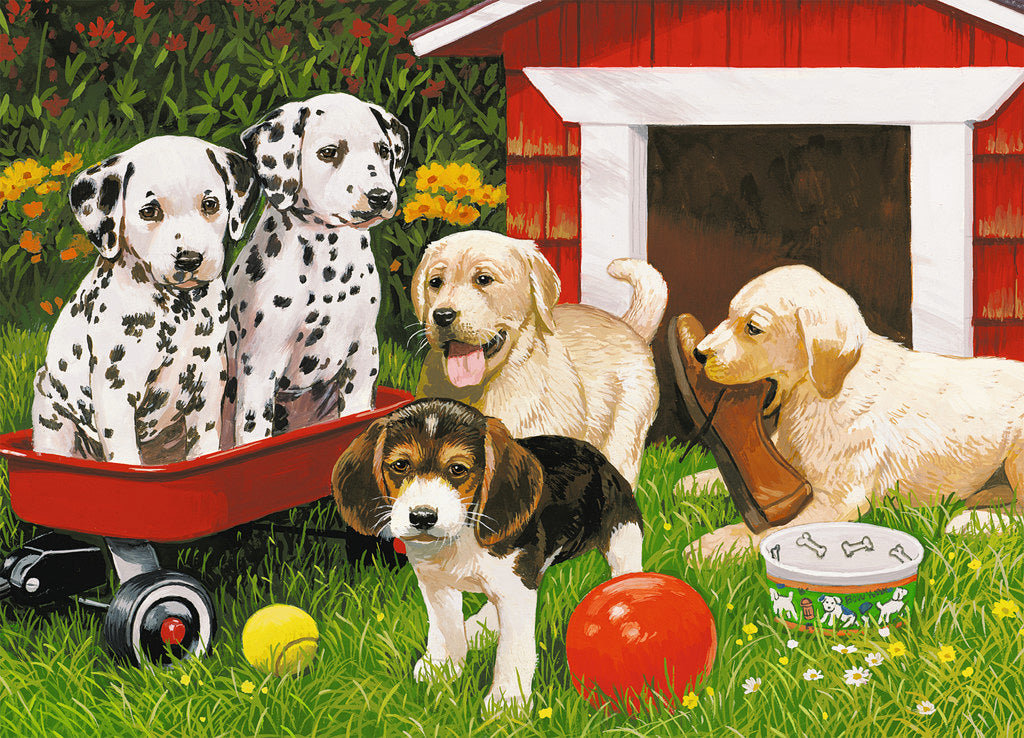 60 Pc Puppy Party Puzzle