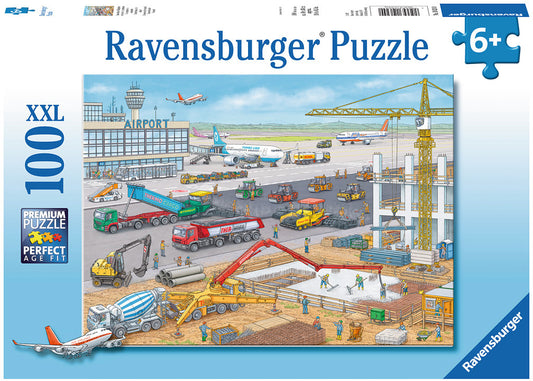 100 Pc Construction at the Airport XXL Puzzle