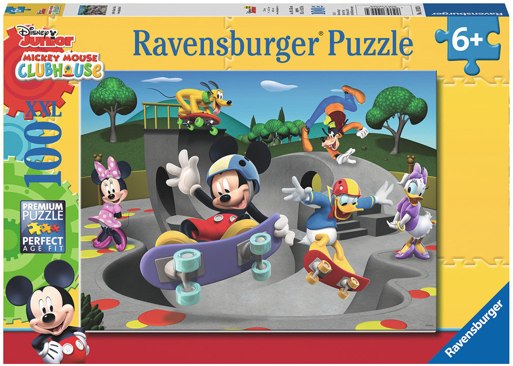 100 Pc Mickey Mouse Clubhouse At the Skate Park XXL Puzzle