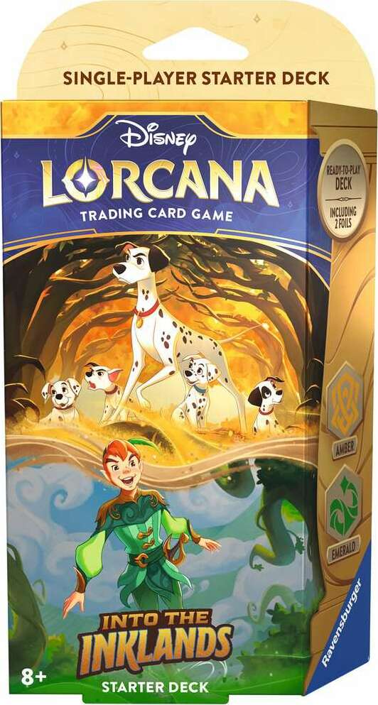 Disney Lorcana: Into the Inklands TCG Starter Deck Amber and Emerald