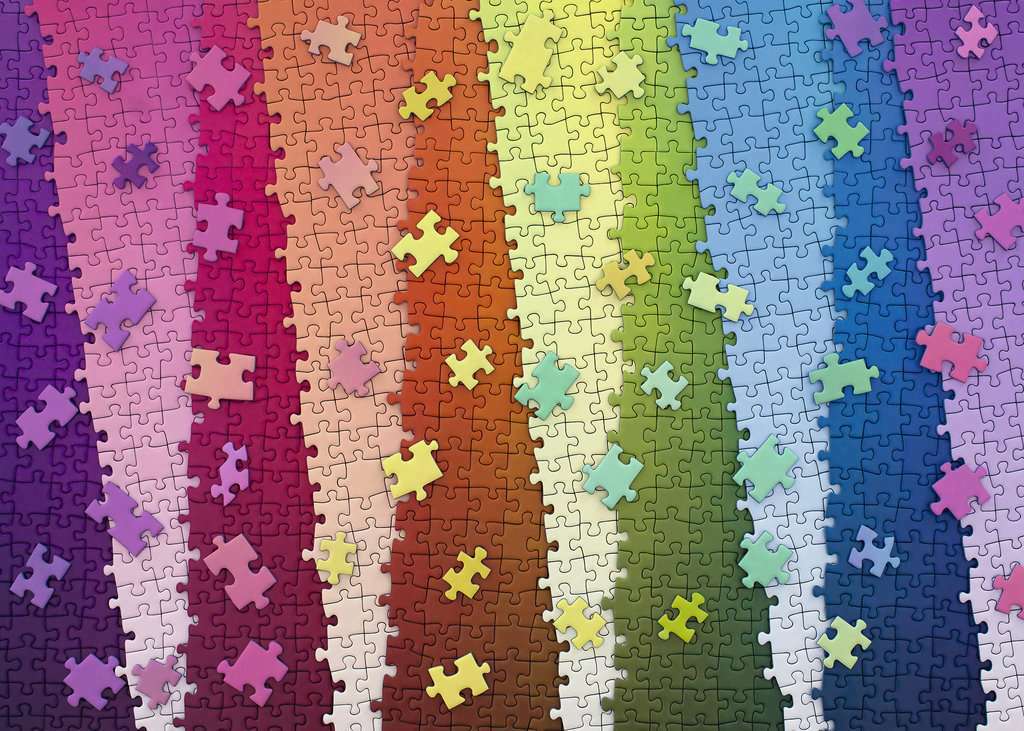 Karen Puzzles: Colors on Colors (1000 Piece Puzzle)