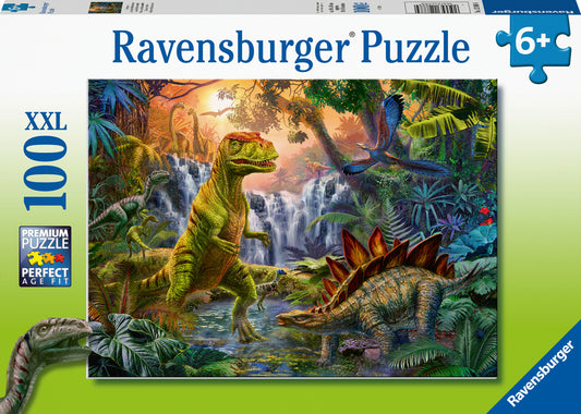 100 Pc Dinosaur Oasis XXL Puzzle