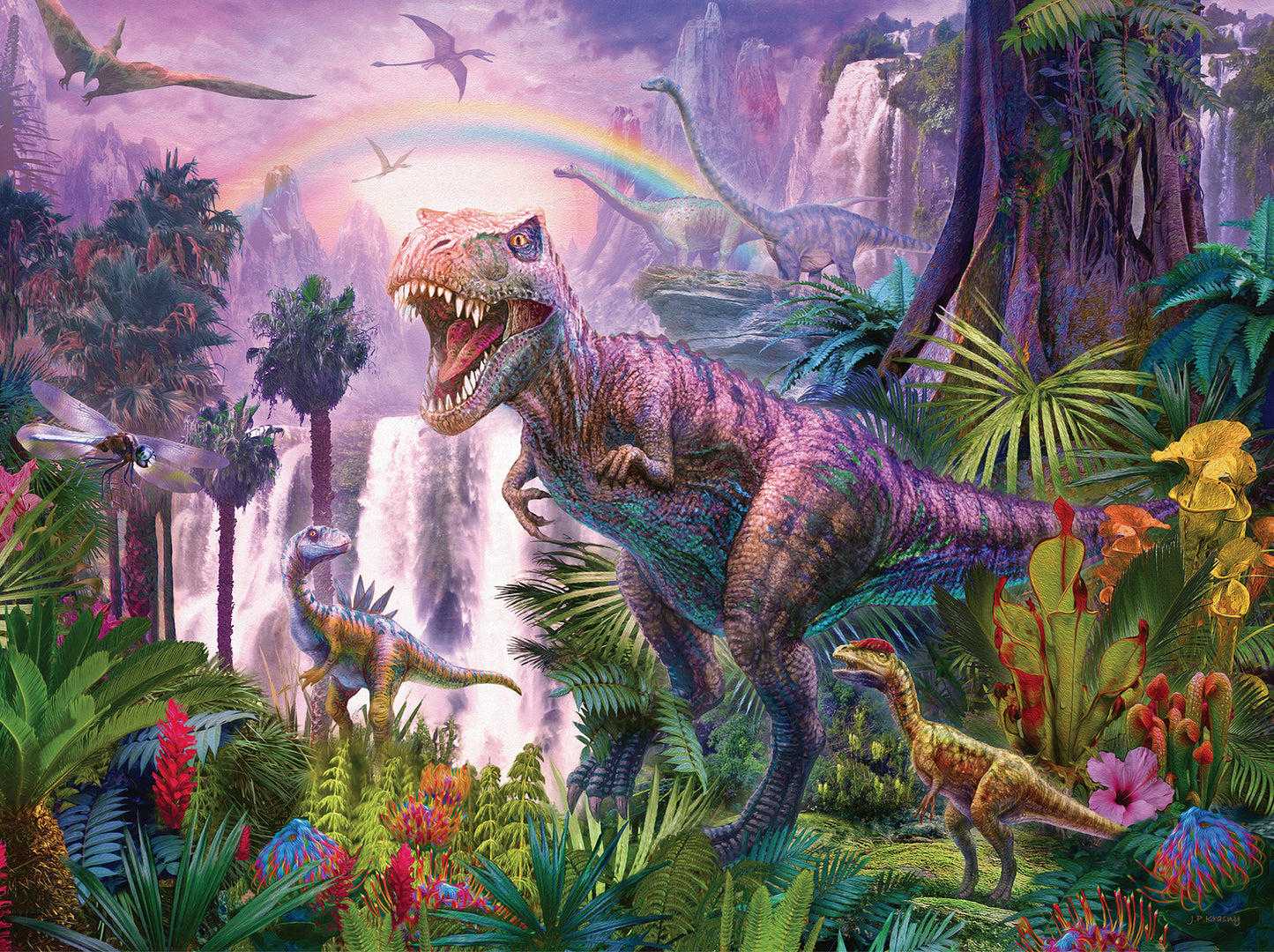 200 Pc King Of The Dinosaurs XXL Puzzle