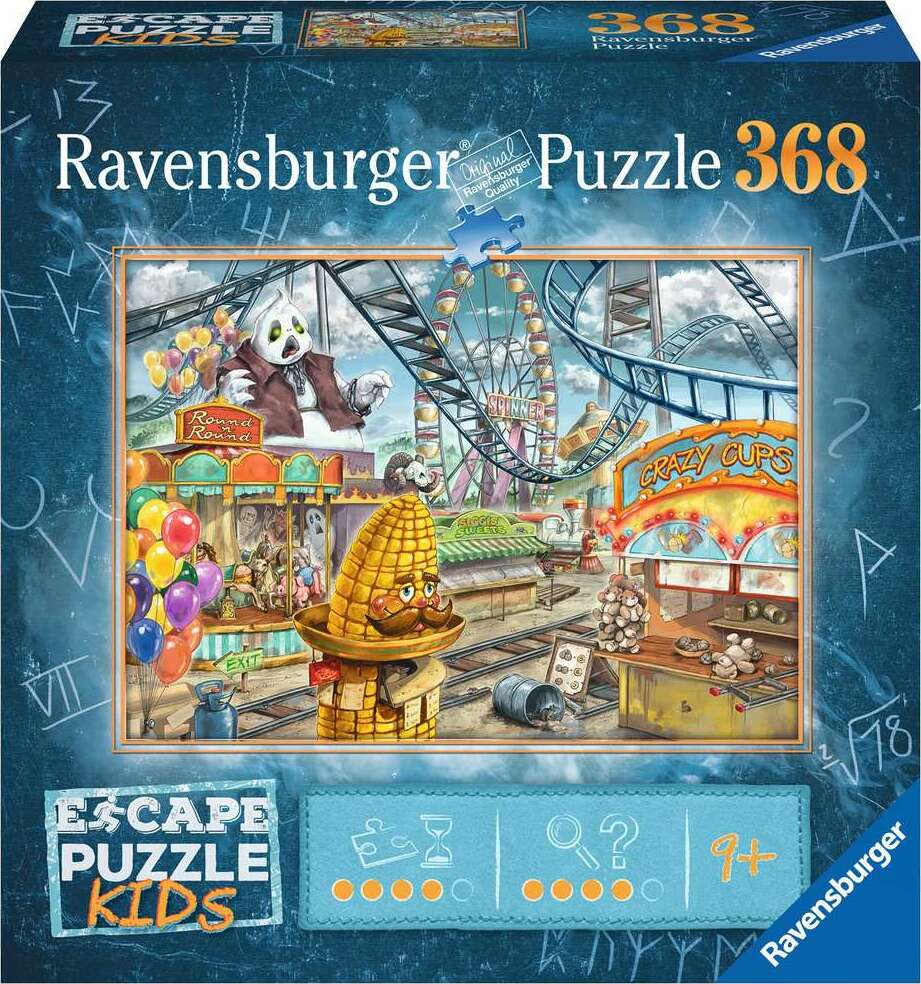 368 Pc Amusement Park Plight Escape Puzzle Kids