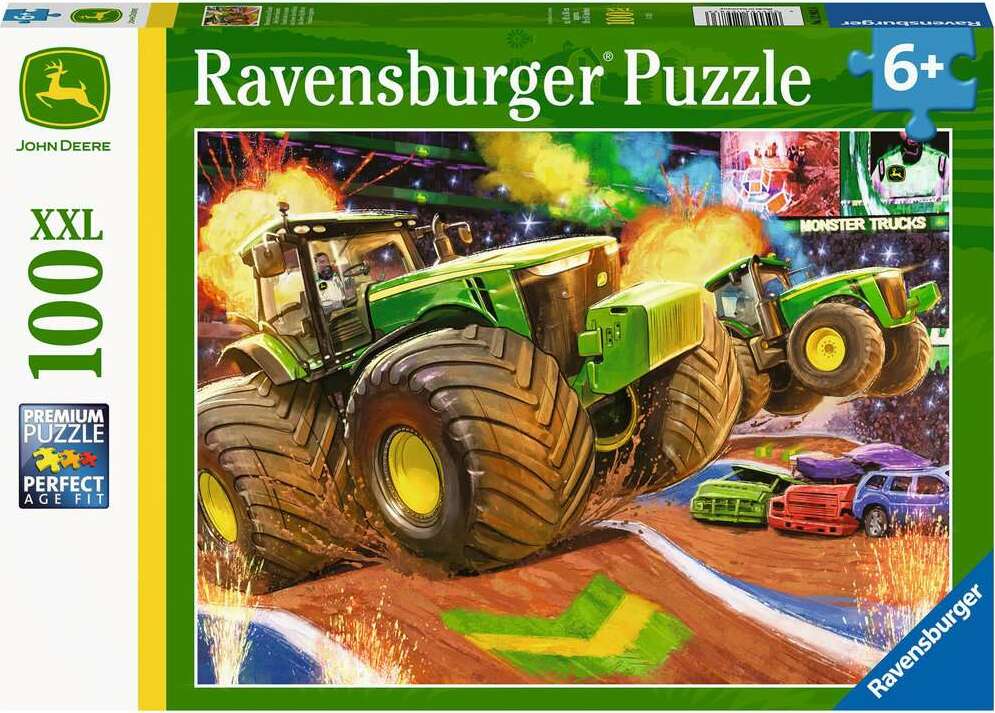 100 Pc John Deere Big Wheels XXL Puzzle