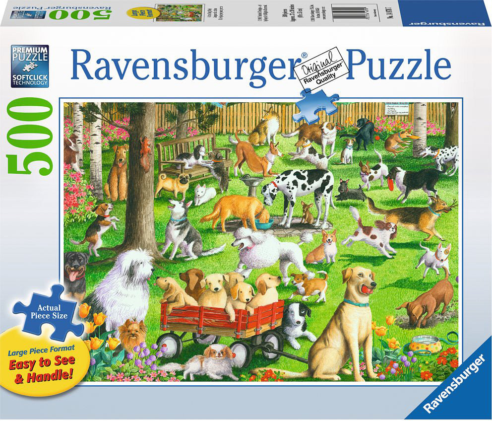 500 Pc At the Dog Park Puzzle