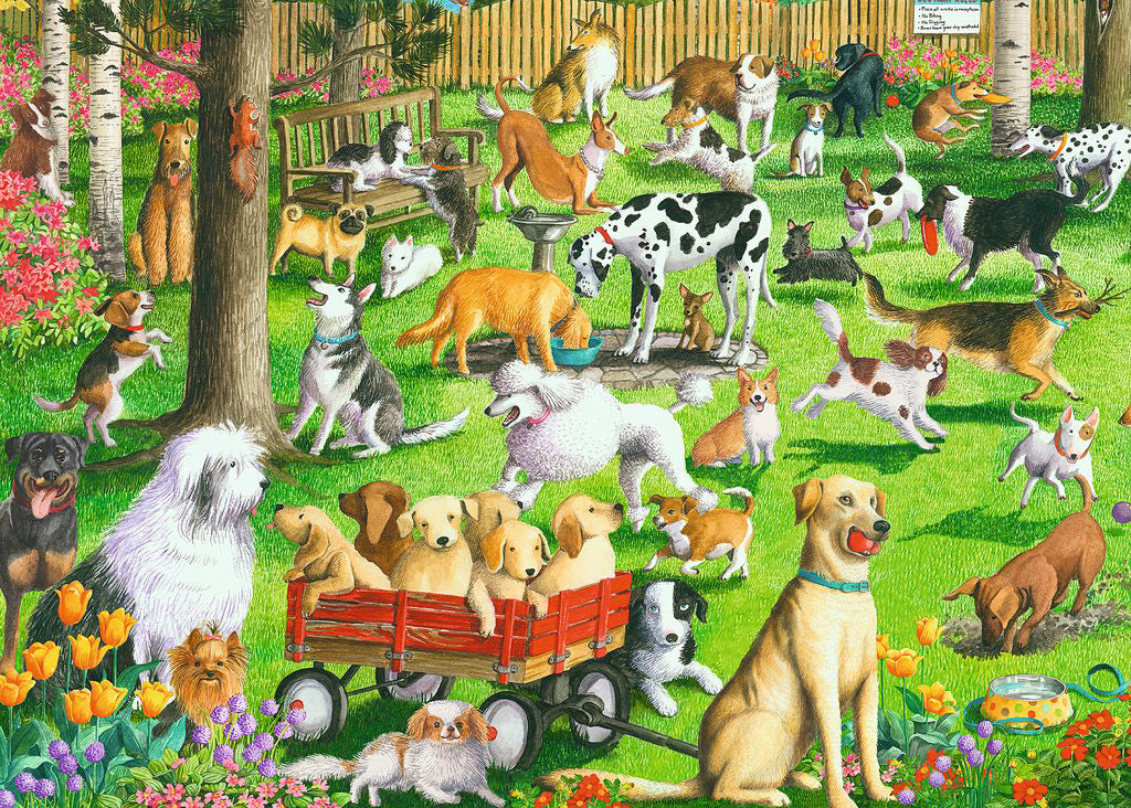 500 Pc At the Dog Park Puzzle