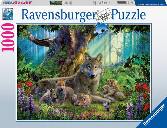 1000 Pc Wolves In The Forest Puzzle