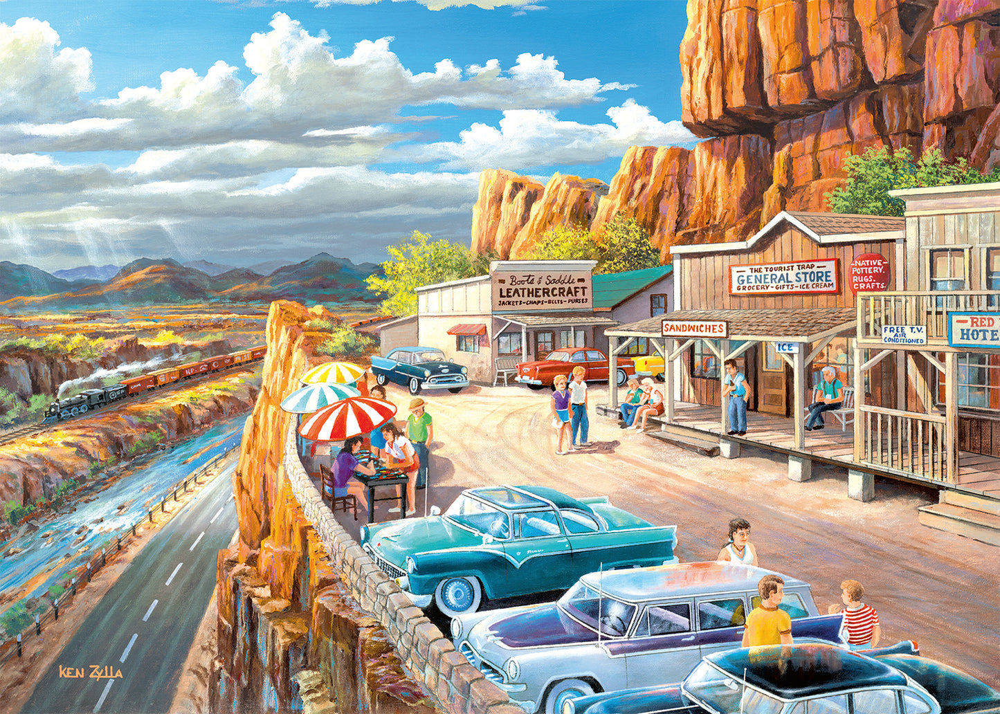 500 Pc Scenic Overlook Large Format Puzzle