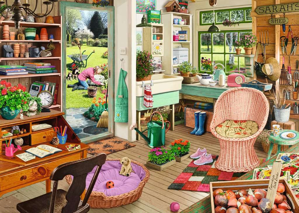 1000 Pc The Garden Shed Puzzle