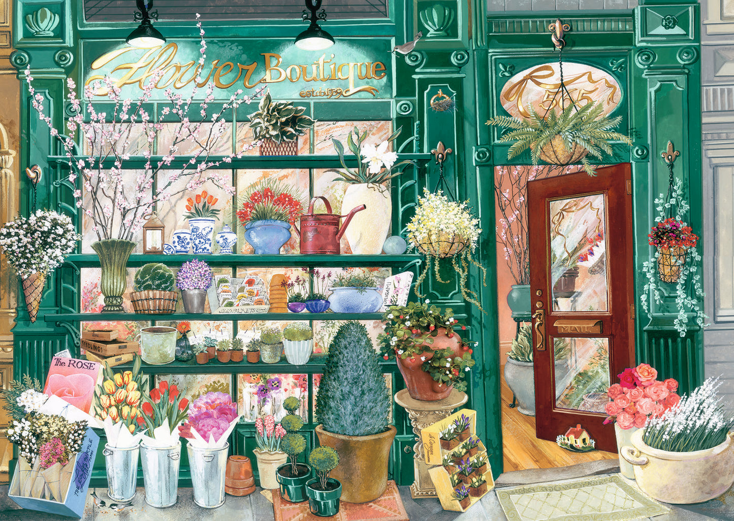 300 Pc Flower Shop Puzzle