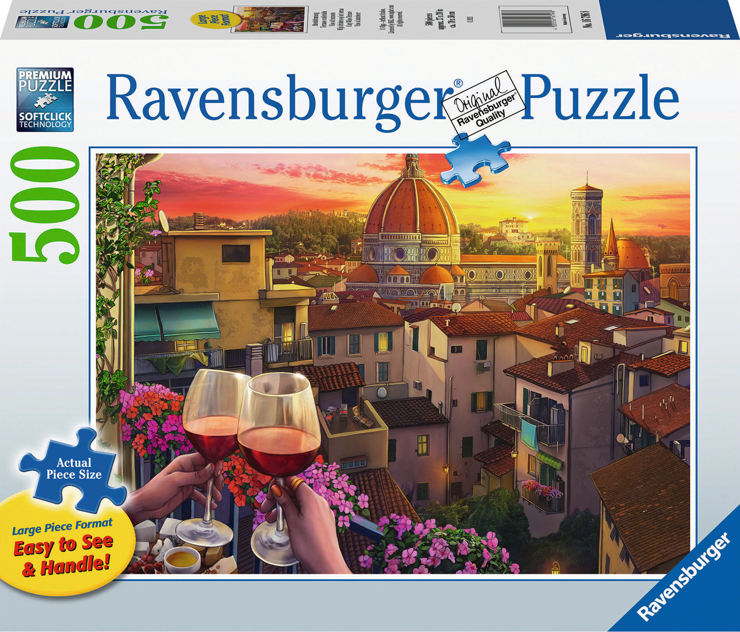 500 pc Cozy Wine Terrace Puzzle