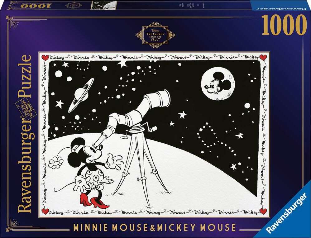 1000 Pc Disney Vault: Minnie Mouse & Mickey Mouse Puzzle