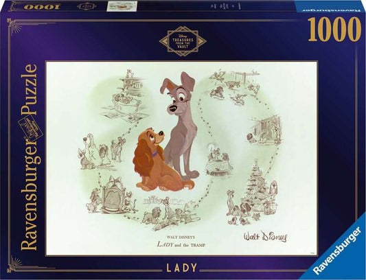 1000 Pc Disney Vault: Lady & the Tramp Puzzle