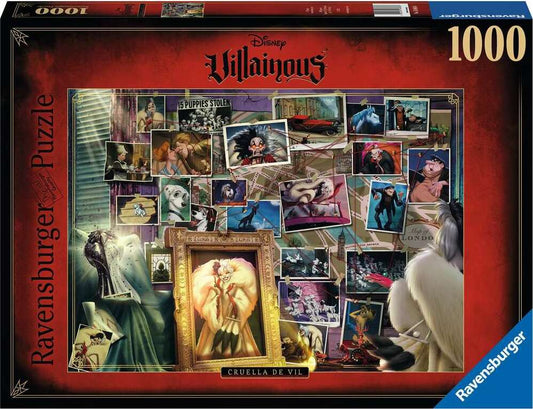 1000 Pc Disney Villainous: Cruella de Vil Puzzle