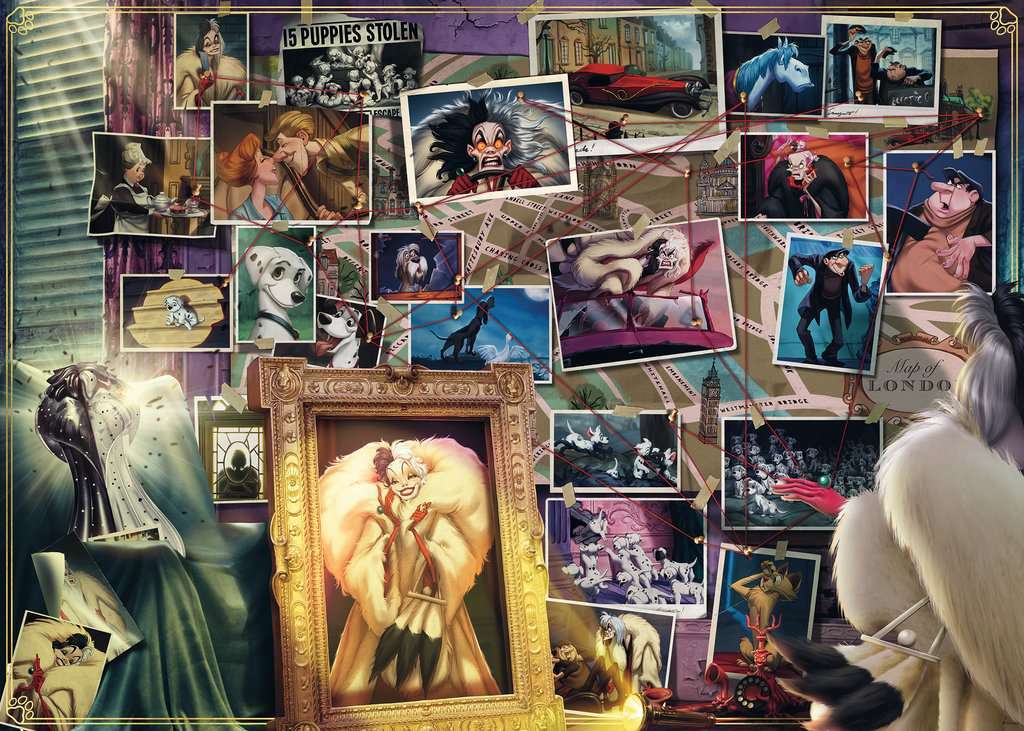 1000 Pc Disney Villainous: Cruella de Vil Puzzle