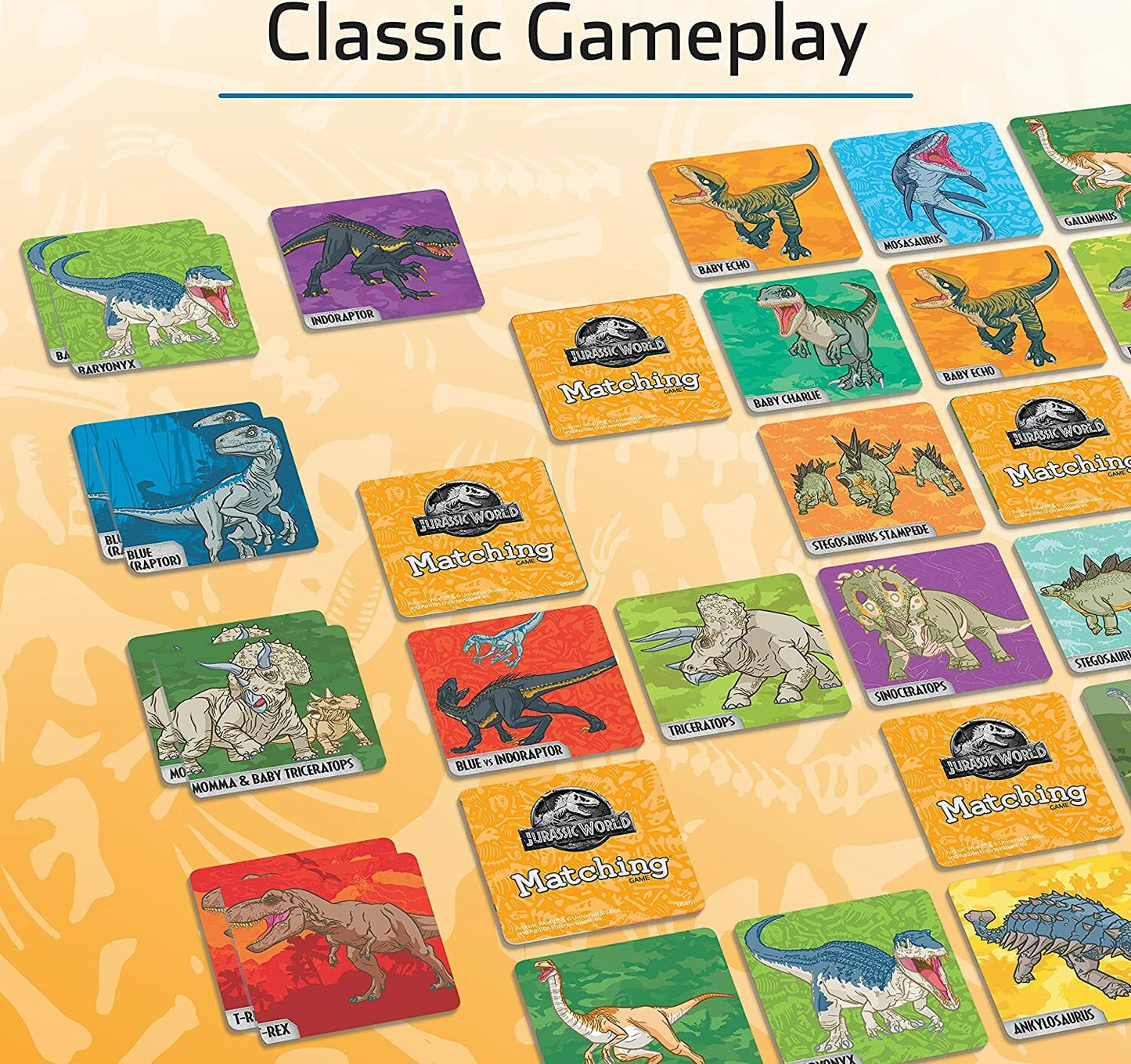 Jurassic World Matching Game Age 3+