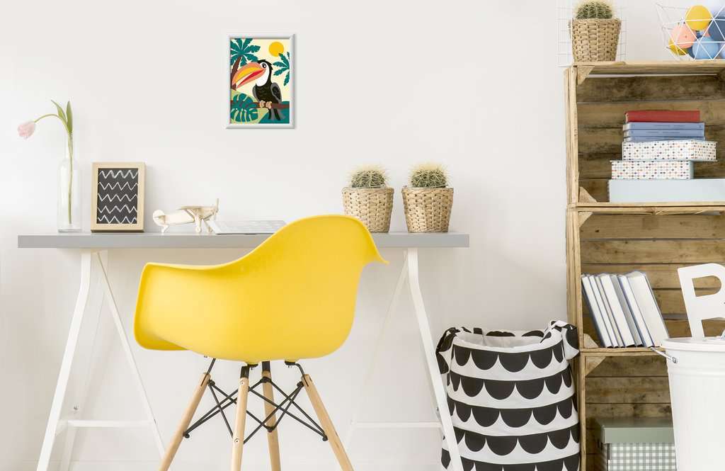 CreArt CreArt - Toucan In Jungle - Paint by numbers for adults