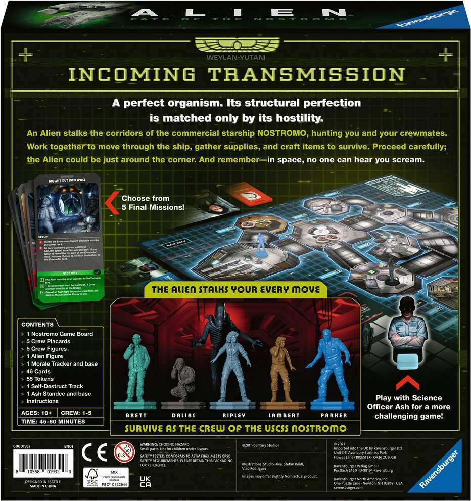 ALIEN: Fate of the Nostromo Game